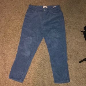 Corduroy blue PacSun jeans